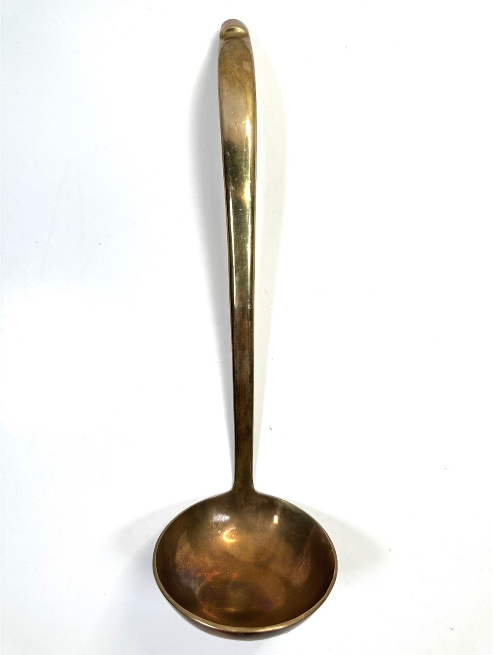 Solid Brass Soup Ladle 12” Vintage Rustic Farmhouse Cottagecore
